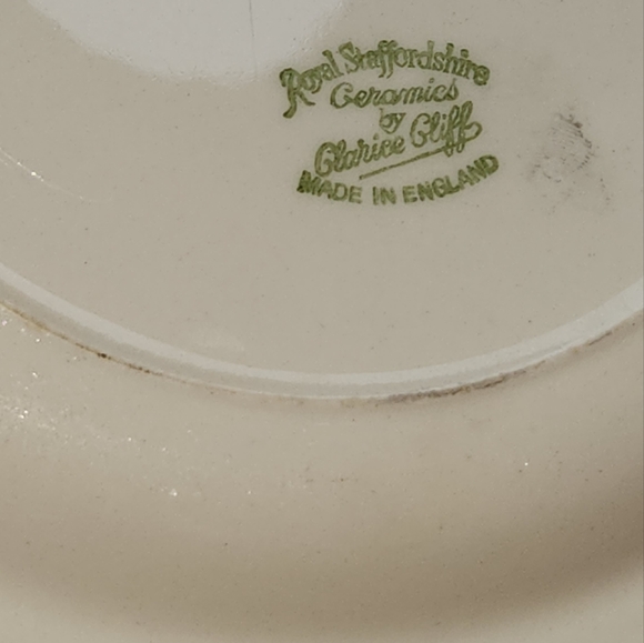 Clarice Cliff Floral Plate - Picture 5 of 5